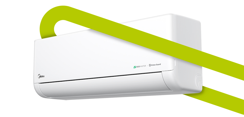 Climatiseur 3,5 kW monosplit résidentiel Midea Solunar avec IA
